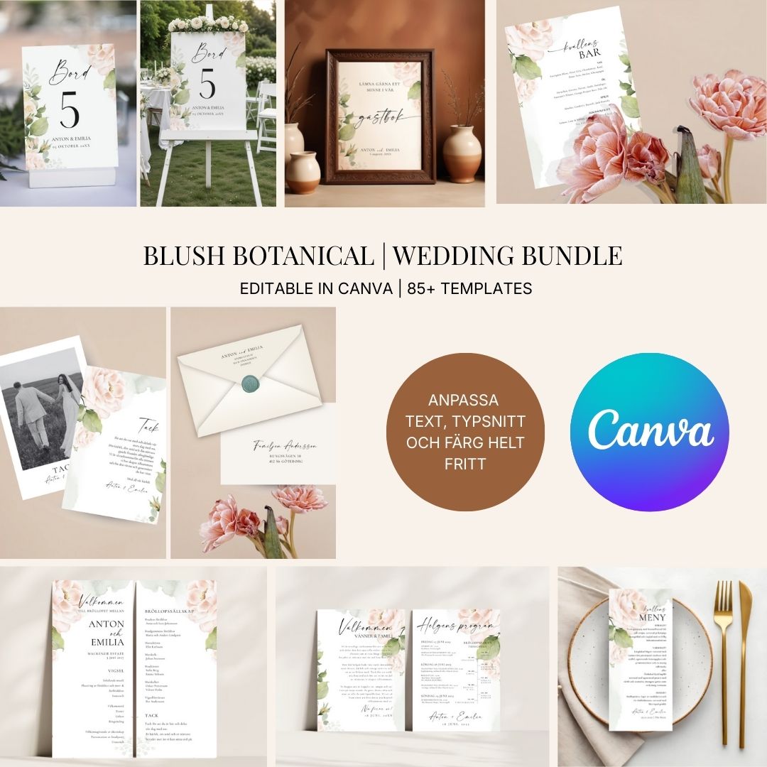 Bröllop | Mallar | Canva